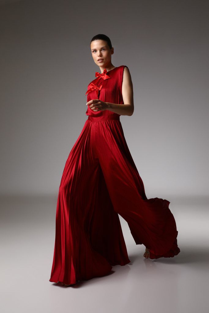  Vestido de verano rojo para mujer, vestido de moda