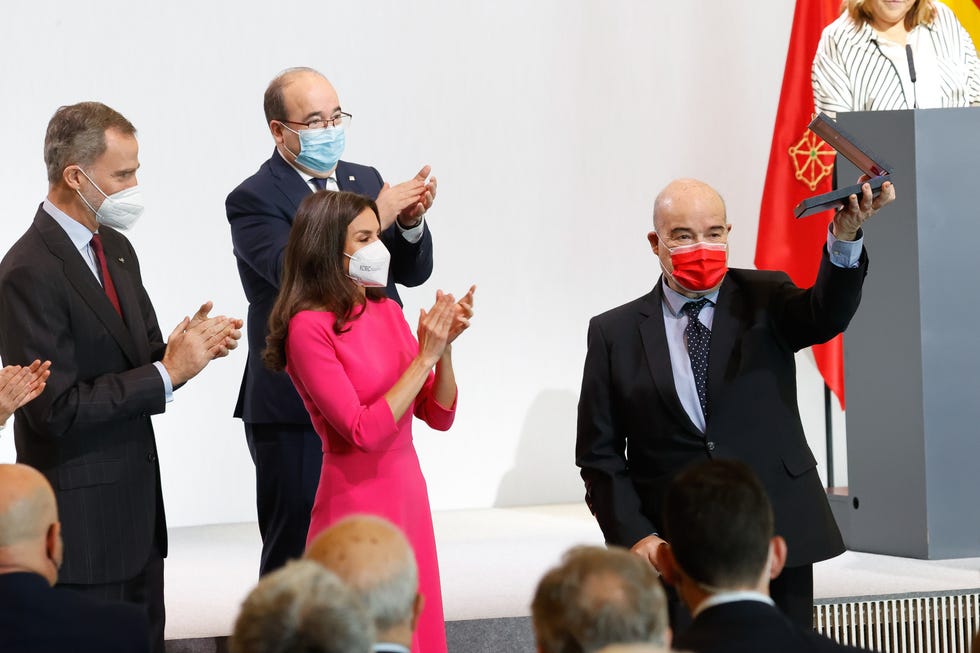 antonio resines recoge medalla de oro de bellas artes