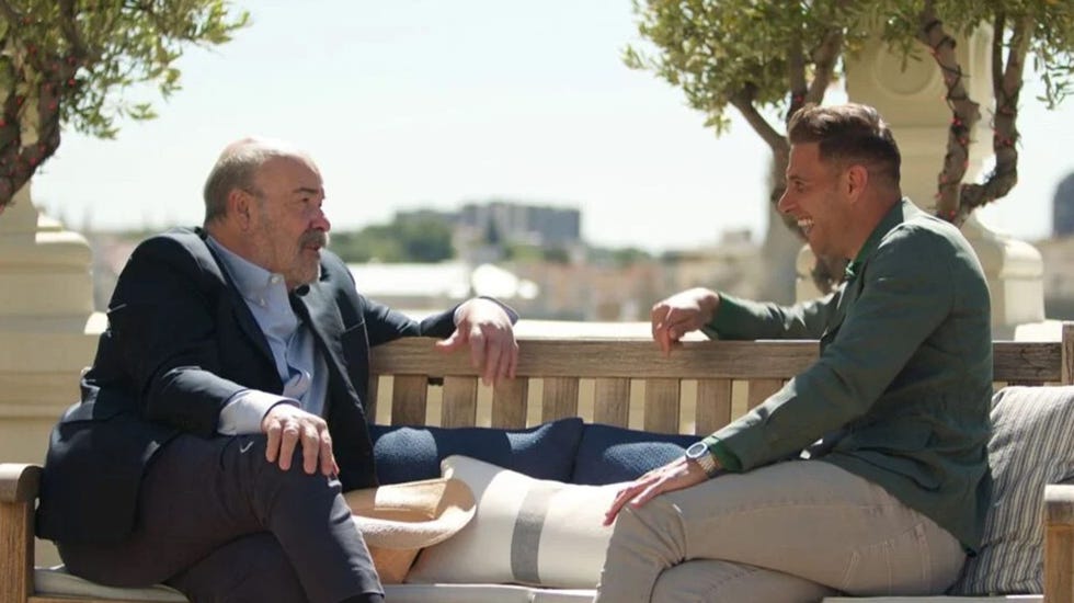 el actor y el futbolista en 'joaquín, el novato', programa de antena 3
