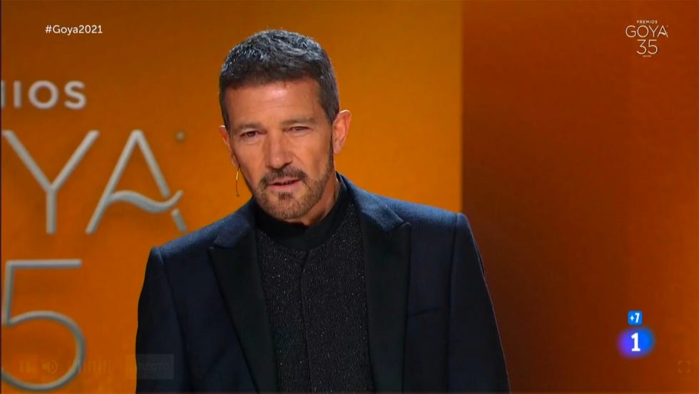antonio banderas en los premios goya 2021