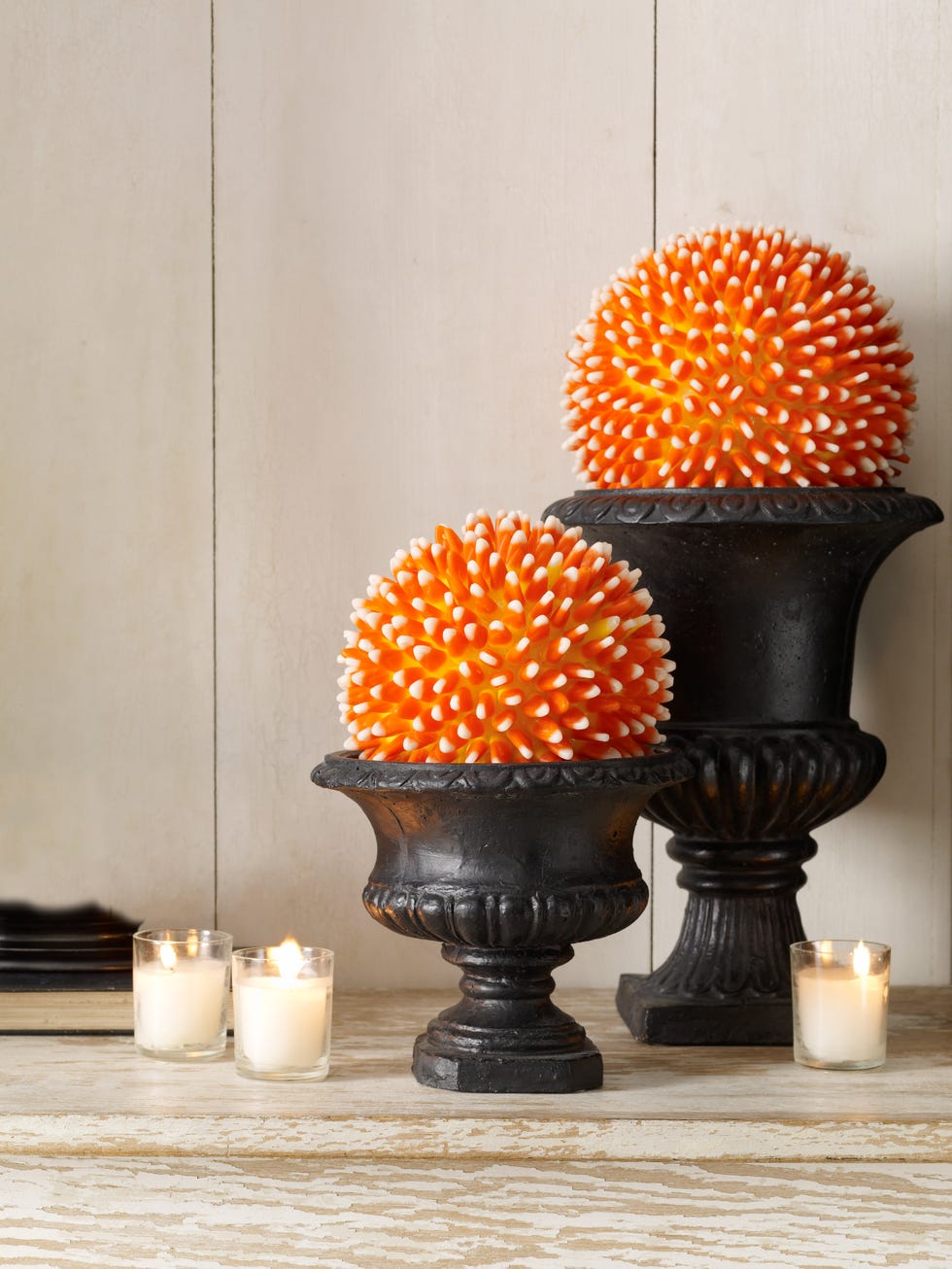 diy halloween decorations womans day october 2022 candy corn orbs