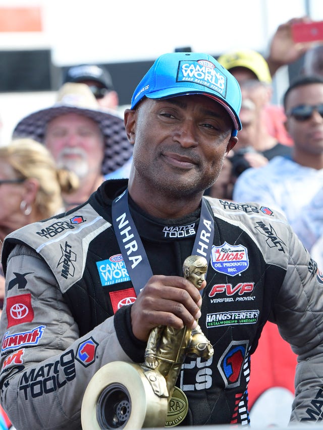 NHRA Champ Antron Brown Is Making a Difference; Just Ask Justin Ashley