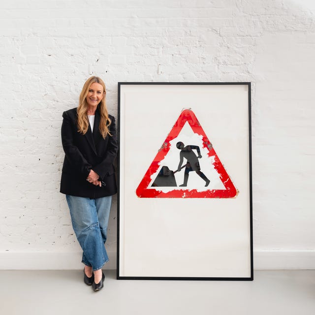 anya hindmarch photographed with women at work artwork