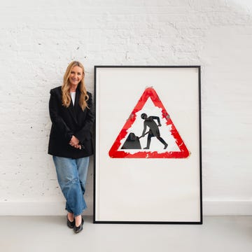 anya hindmarch photographed with women at work artwork