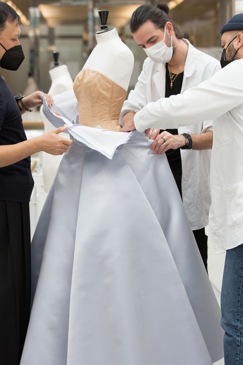 the making of anya taylor joy's second dior dress