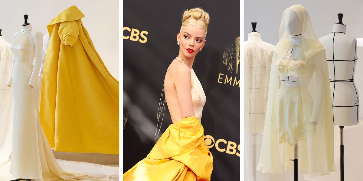 Anya Taylor-Joy diz ter desenhado vestido do Emmy