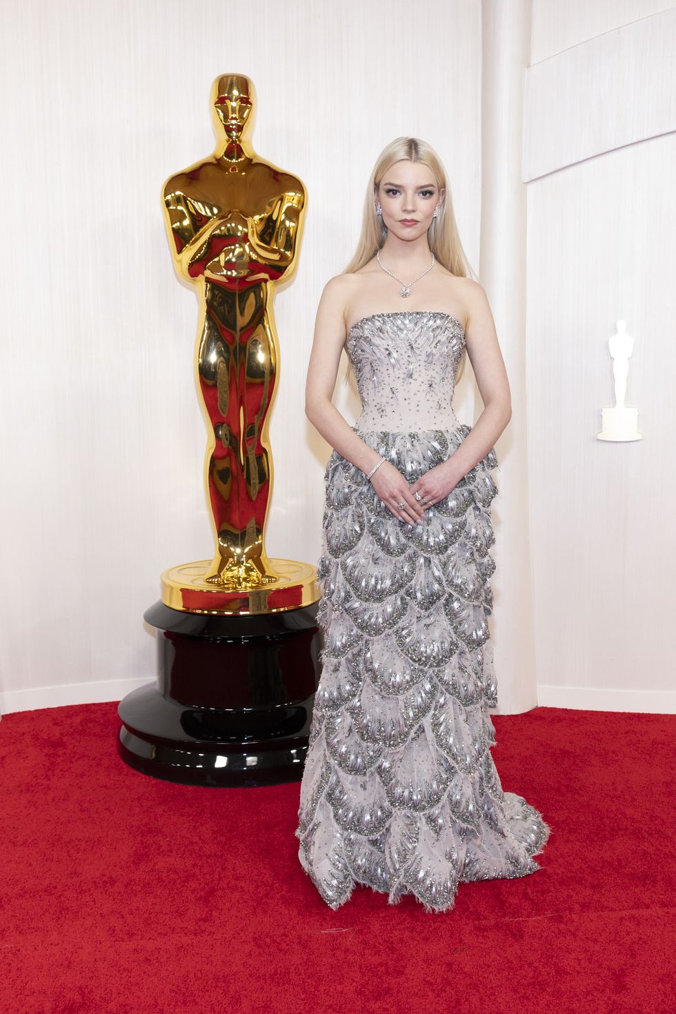 the oscars the 96th oscars held on sunday, march 10, 2024, at the dolbyregtheatre at ovation hollywood and televised live on abc and in more than 200 territories worldwide scott kirklanddisney via getty imagesanya taylor joy