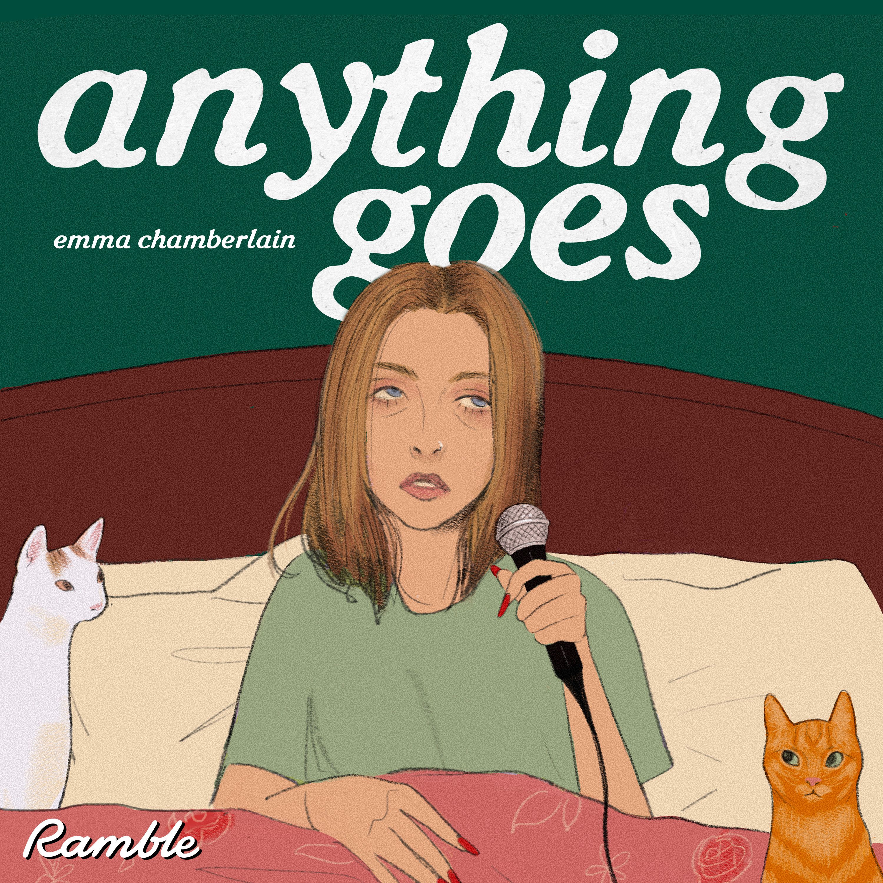 Emma Chamberlain Debuts New Podcast Art for 'Anything Goes