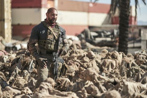 army of the dead pictured dave bautista as scott ward in army of the dead cr clay enosnetflix © 2021