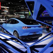 the 2021 ford mustang mach e electric suv is shown at the automobility la auto show thursday, nov 21, 2019, in los angeles ap photomarcio jose sanchez
