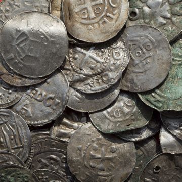 Coin, Money, Currency, Cash, Treasure, Saving, Metal, Money handling, Nickel, Close-up, 