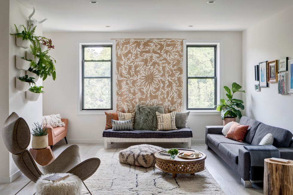 Apartamento decorado con estilo bohemio y colorido en Brooklyn