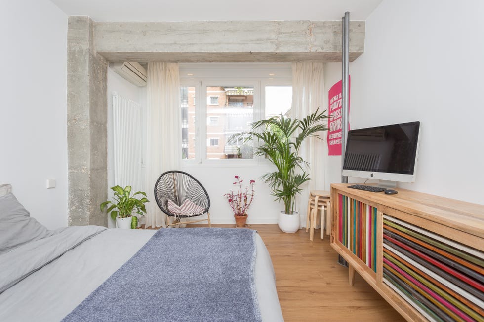 Apartamento de estilo nórdico e industrial con materiales ecológicos en Madrid