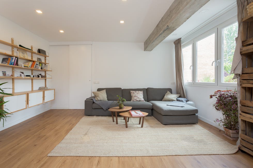 Apartamento de estilo nórdico e industrial con materiales ecológicos en Madrid