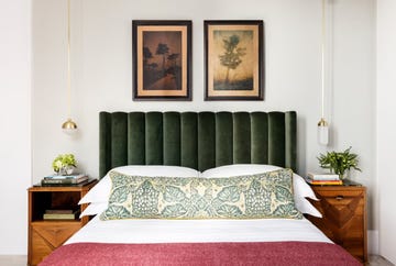 como hacer un cabecero de cama terciopelo