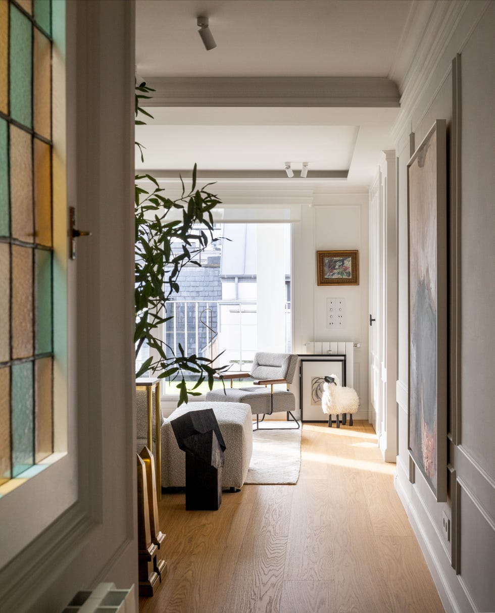 hall con vista del salón