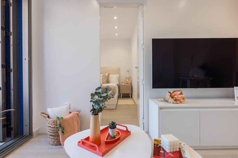 salón abierto al dormitorio