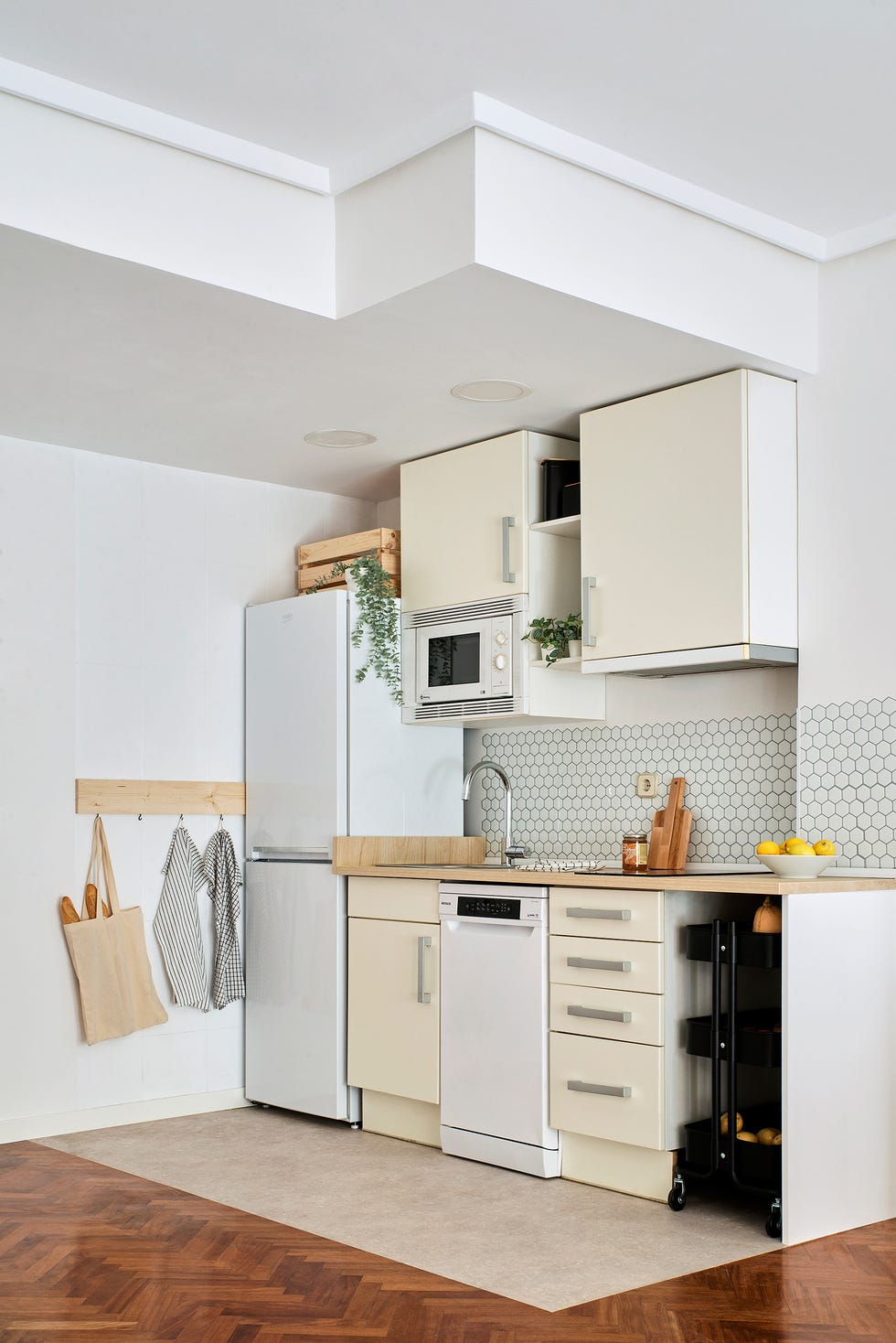 cocina blanca abierta