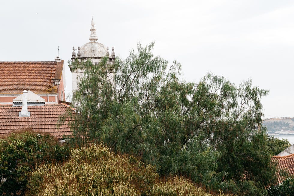 Vistas desde el apartamento reformado en Lisboa