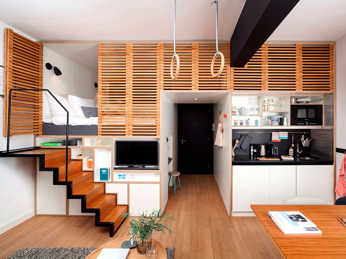  Estantería de 5 niveles, moderna funda abierta para dormitorio,  sala de estar : Hogar y Cocina