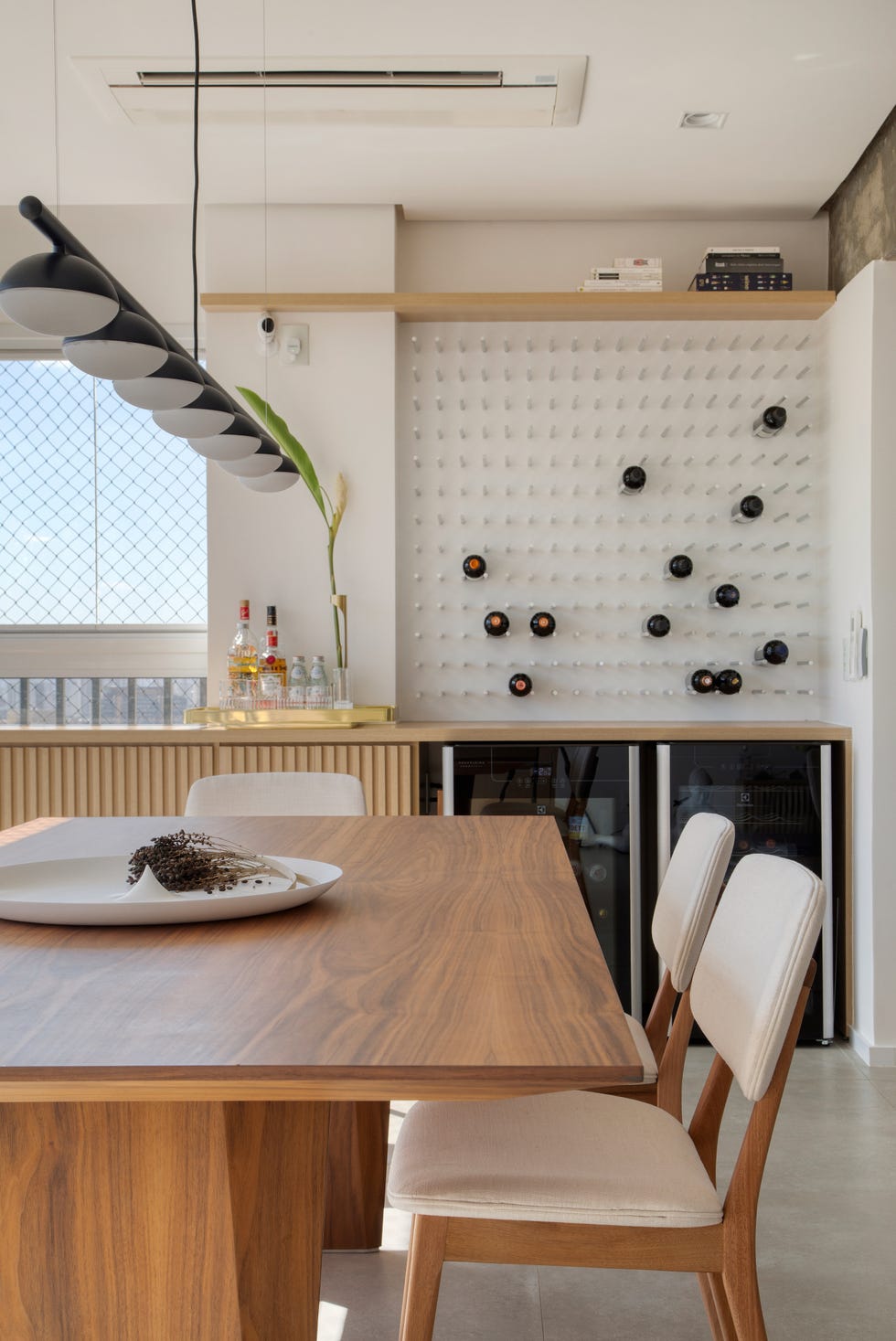 cocina moderna abierta al comedor