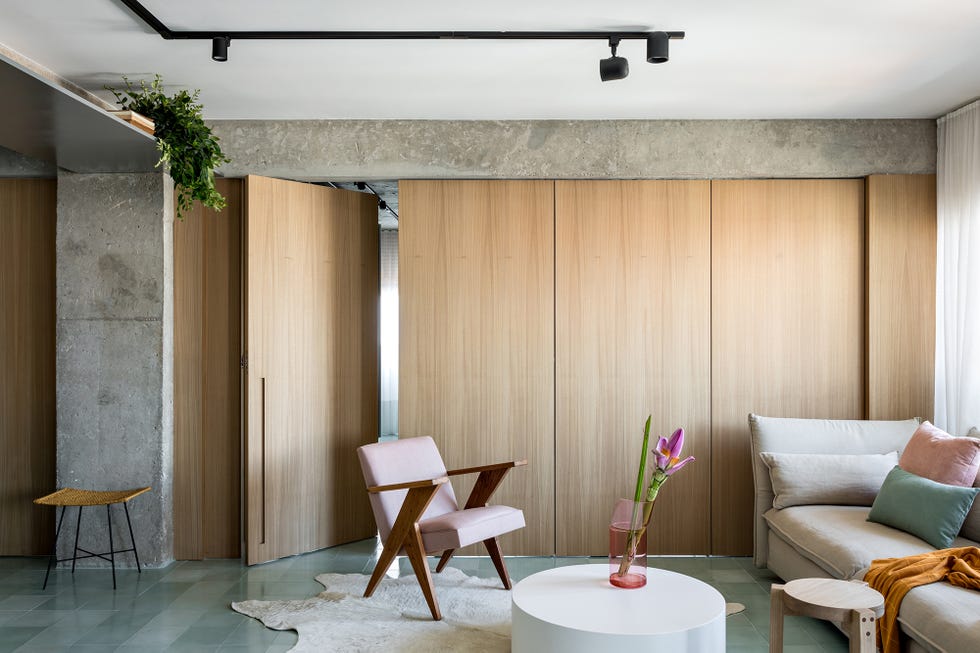 Apartamento de estilo contemporáneo y vintage