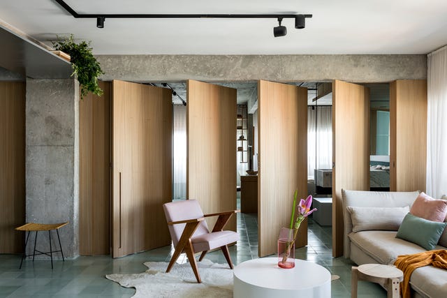 Apartamento de estilo contemporáneo y vintage