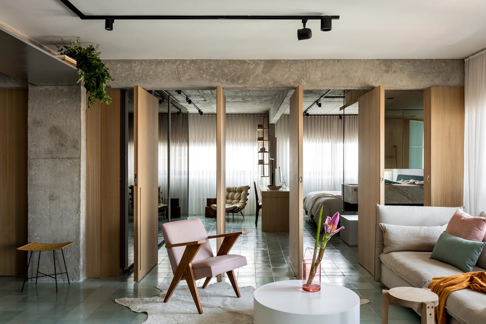 Apartamento de estilo contemporáneo y vintage