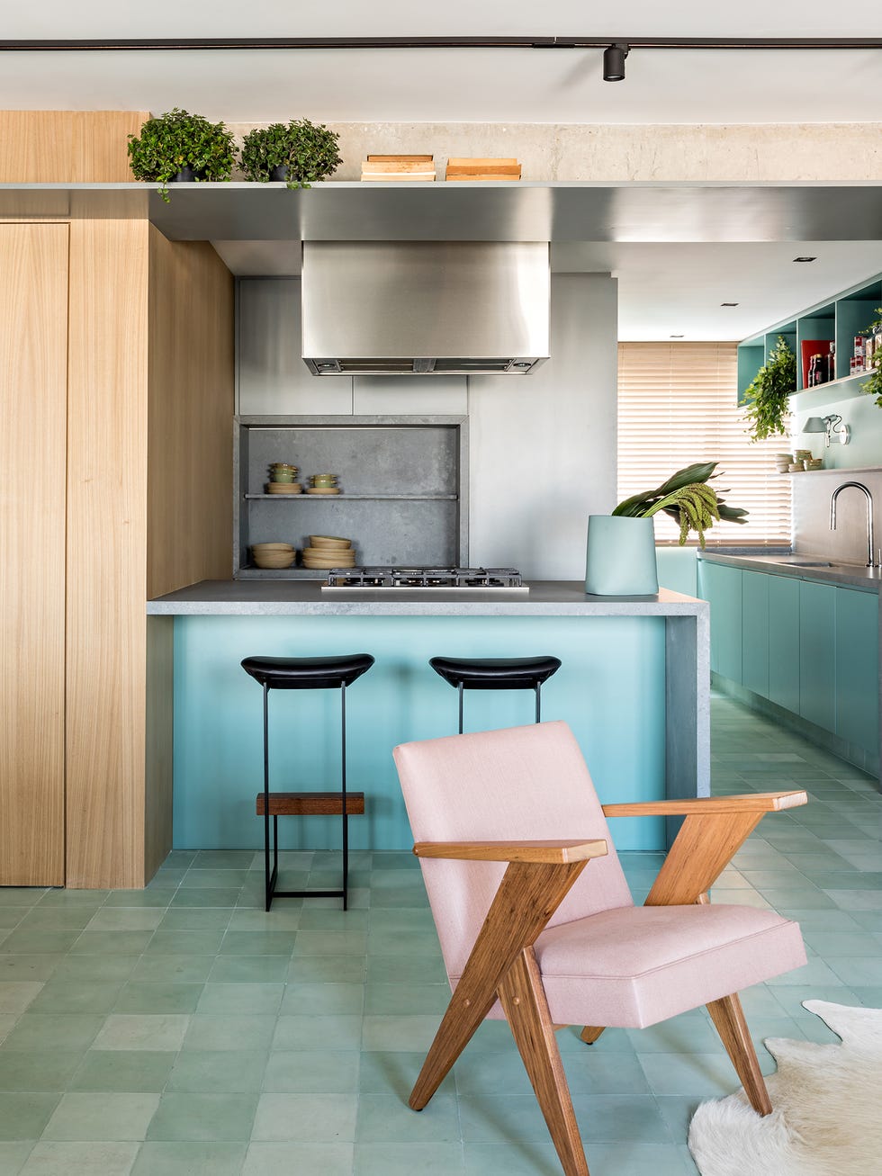 Apartamento de estilo contemporáneo y vintage