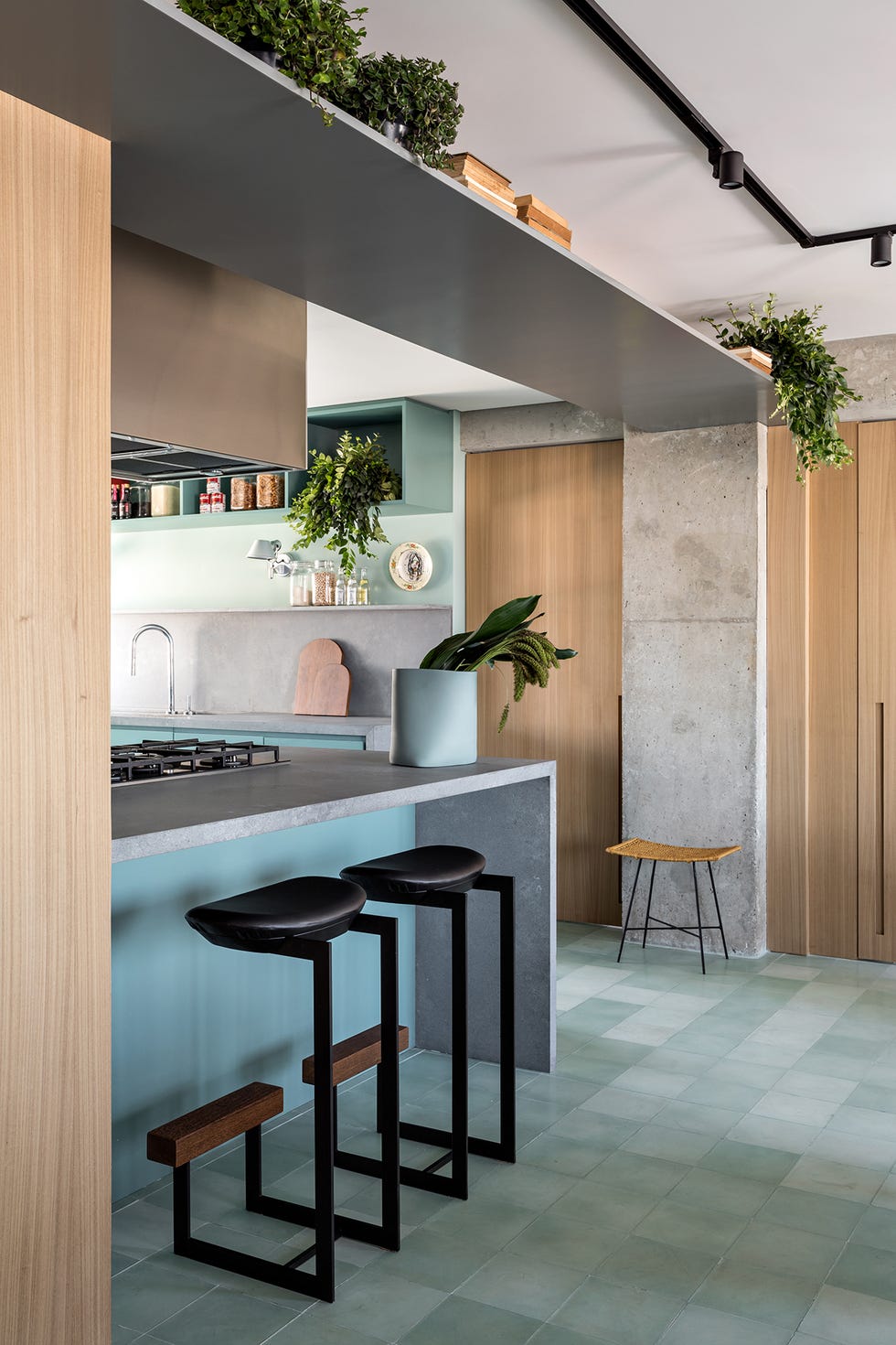 Apartamento de estilo contemporáneo y vintage