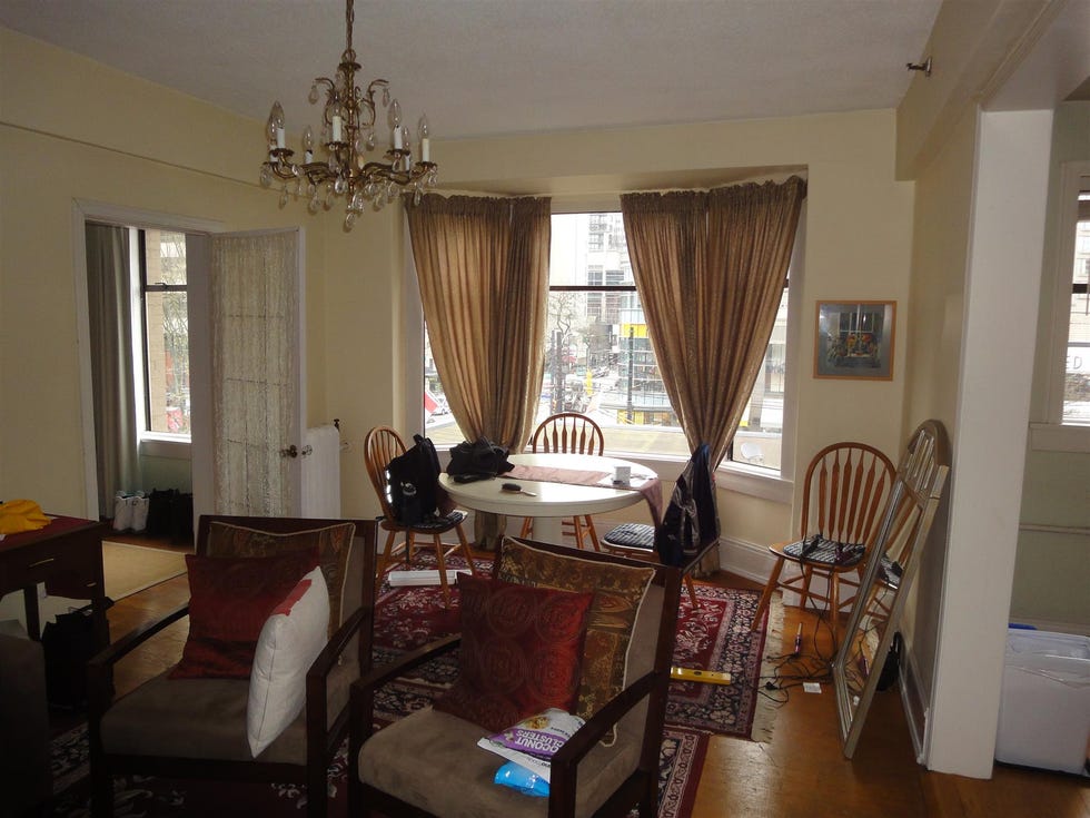Apartamento antes de la reforma en Vancouver