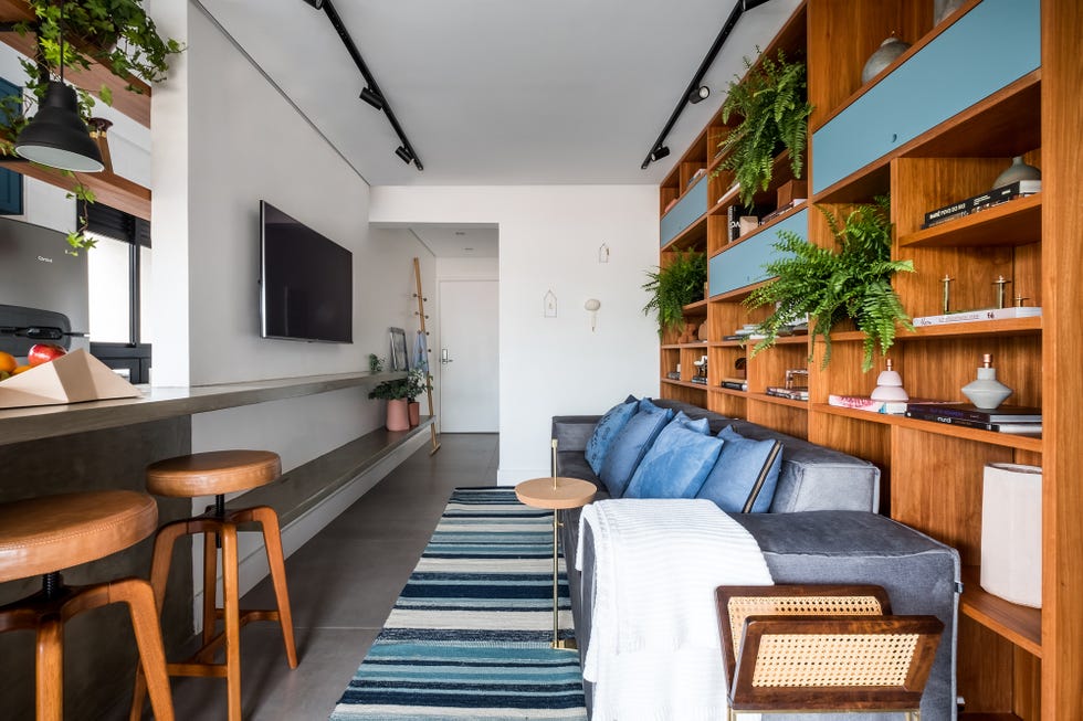 Apartamento de estilo rústico chic en São Paulo