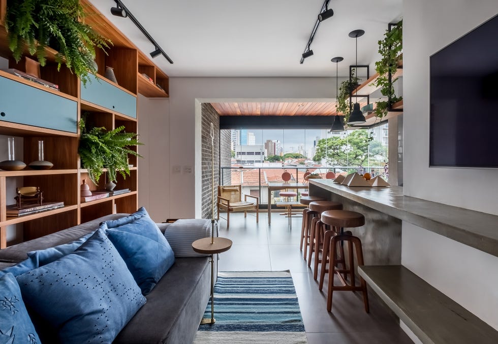 Apartamento de estilo rústico chic en São Paulo