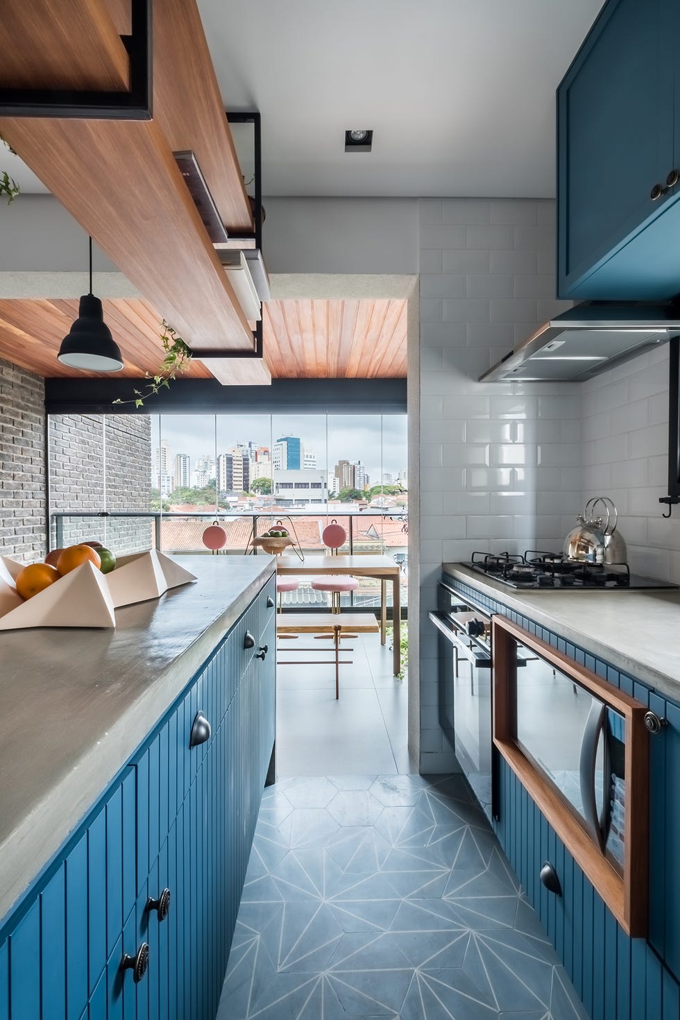 Apartamento de estilo rústico chic en São Paulo