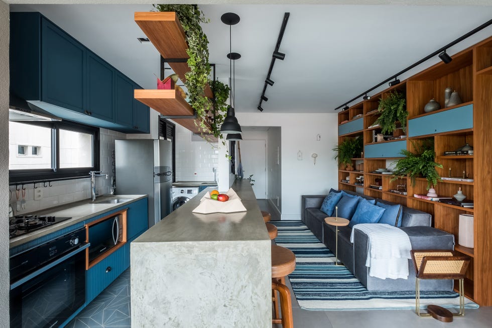 Apartamento de estilo rústico chic en São Paulo