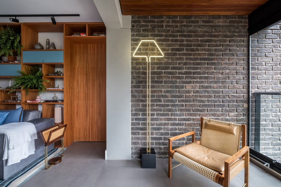 Apartamento de estilo rústico chic en São Paulo