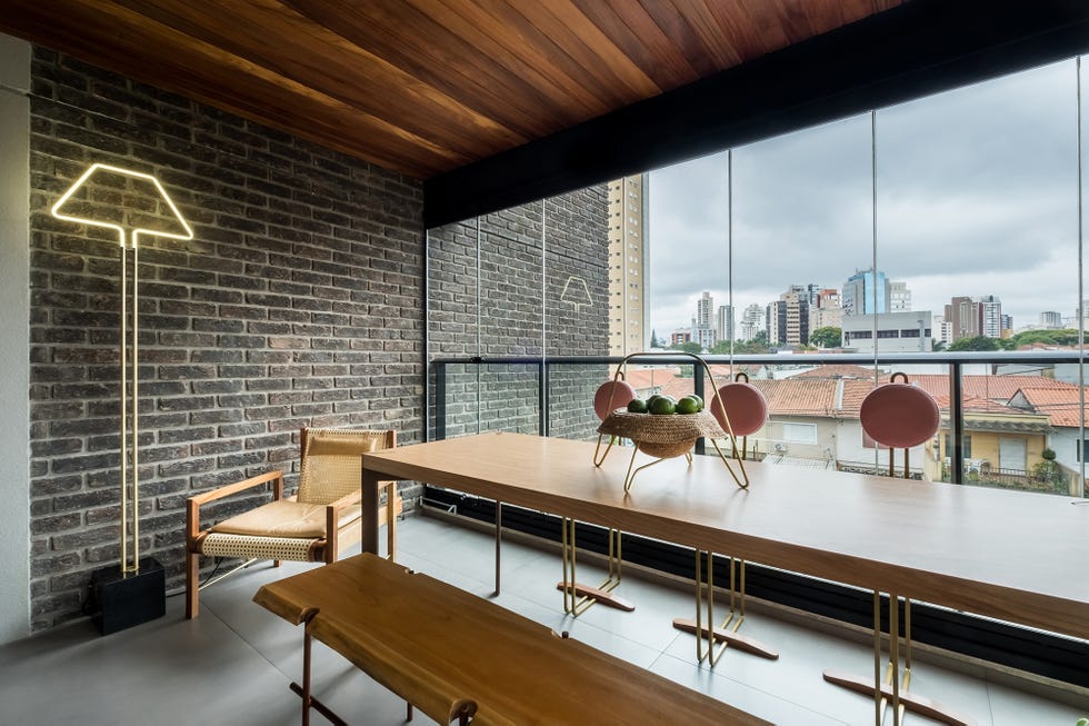 Apartamento de estilo rústico chic en São Paulo