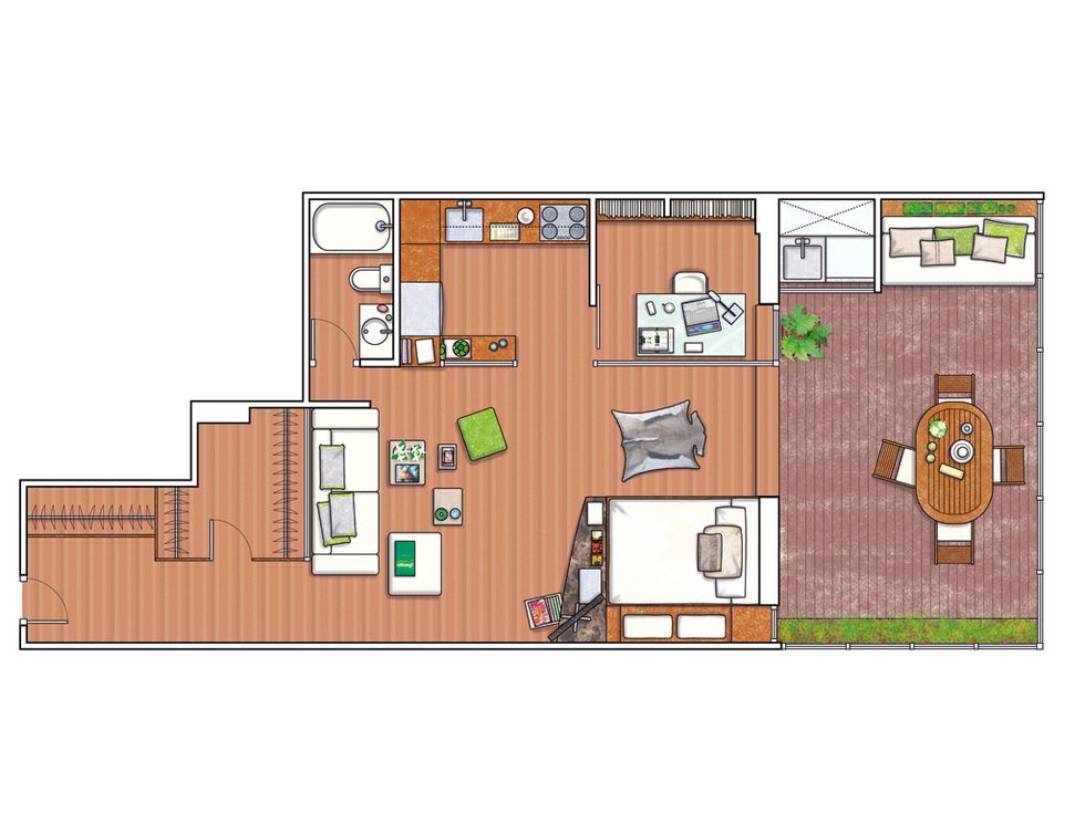 Line, Plan, Schematic, Parallel, Home, Rectangle, Diagram, Illustration, Floor plan, Drawing, 