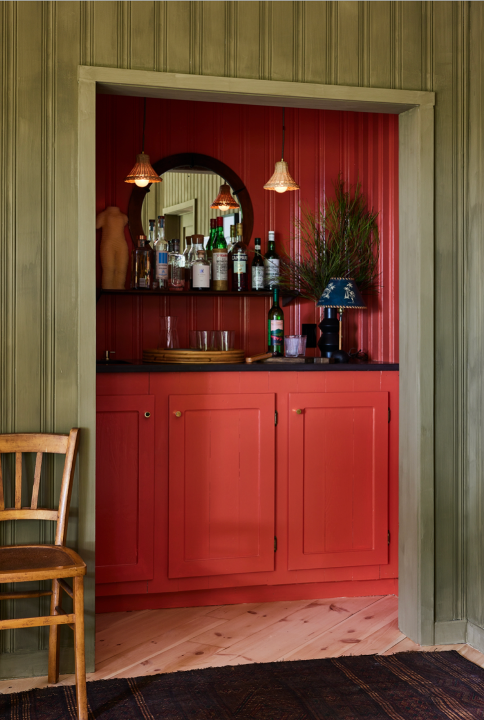 bar in living room