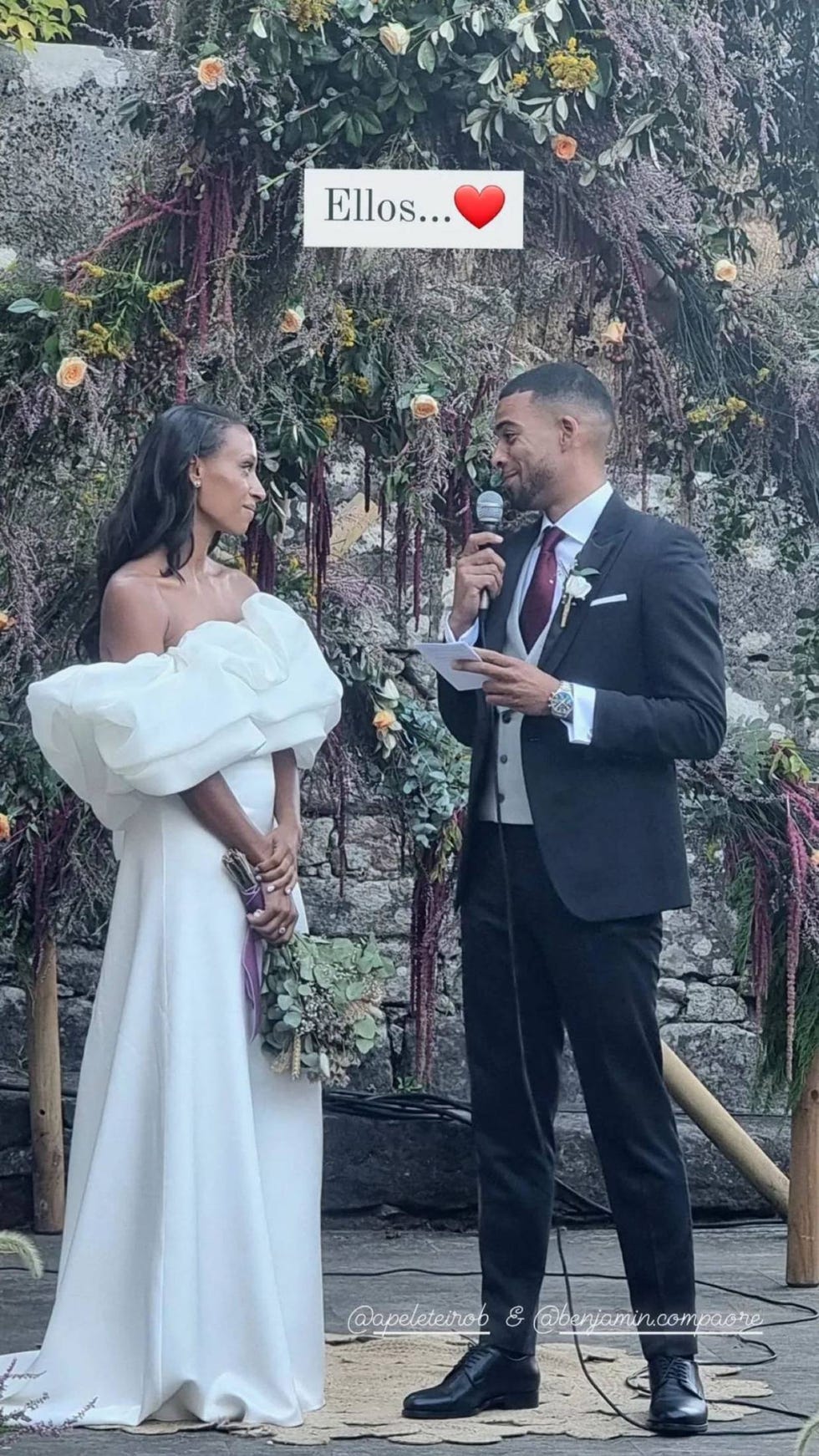 ana peleteiro y benjamin compaoré