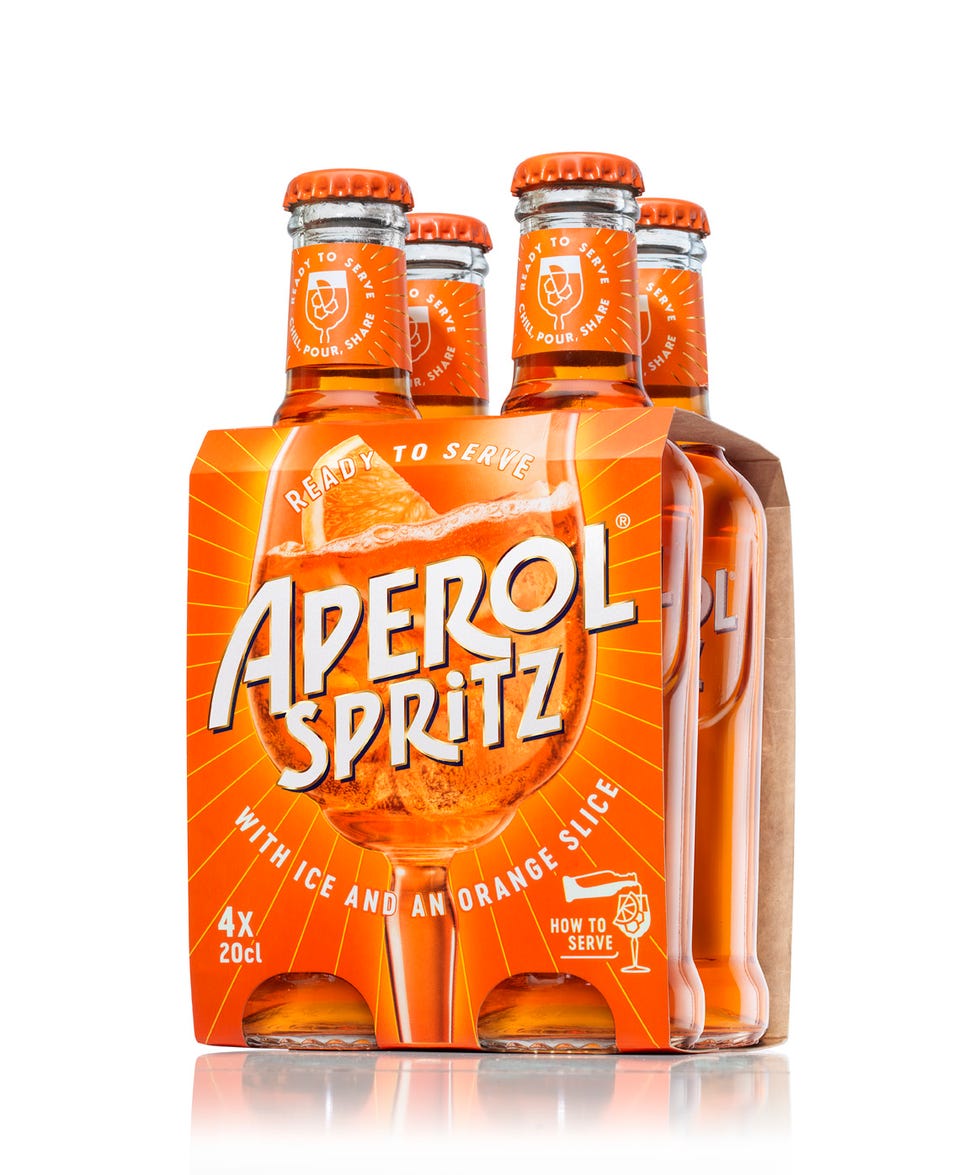aperol spritz ready to serve cocktail
