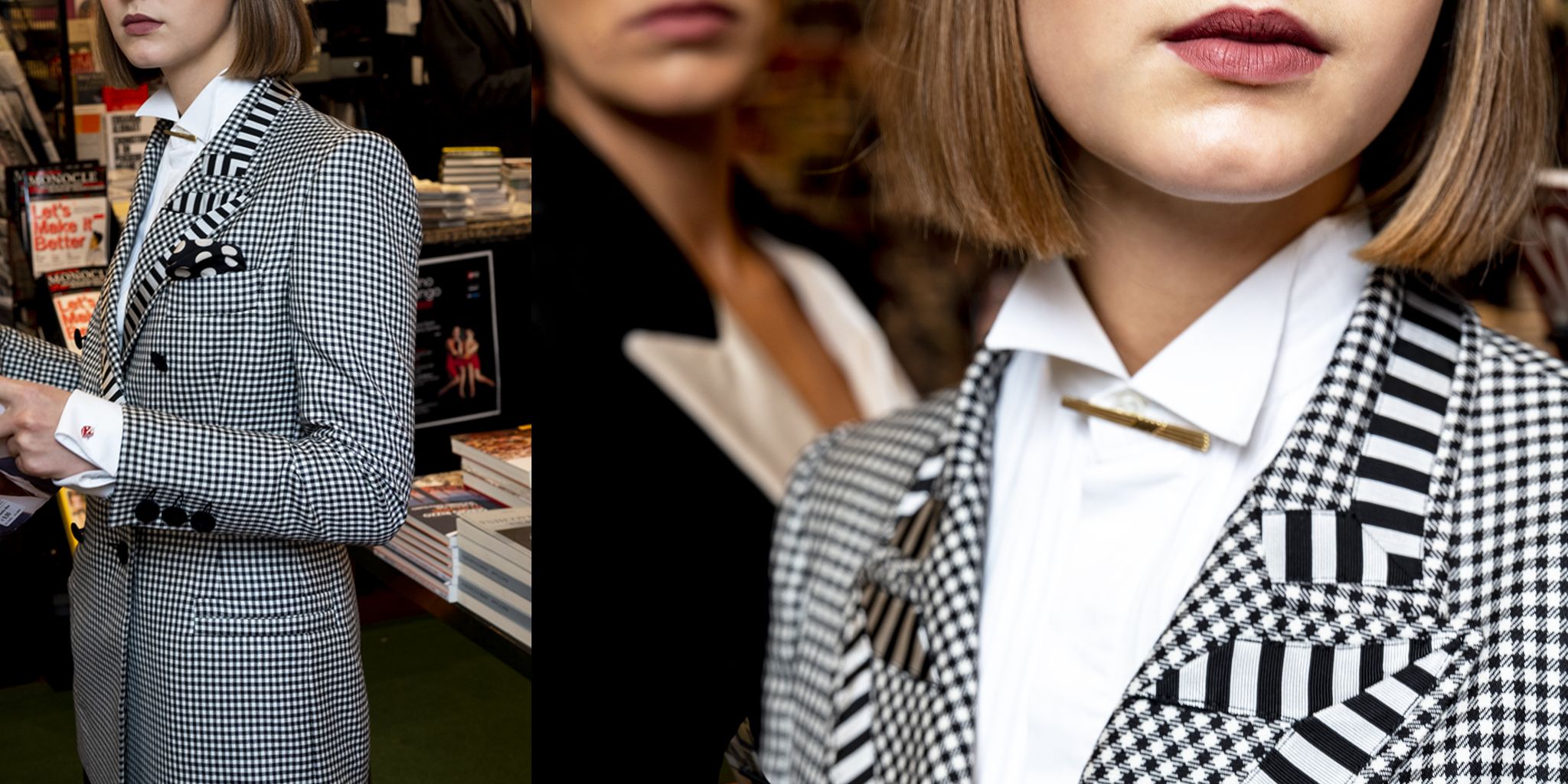 Nasco Unico è il progetto di blazer su misura ideato dalla designer Andrea Francardo, dove i tessuti sono tagli unici, i dettagli del blazer donna scelti con cura in un'esperienza di shopping totalmente nuova.