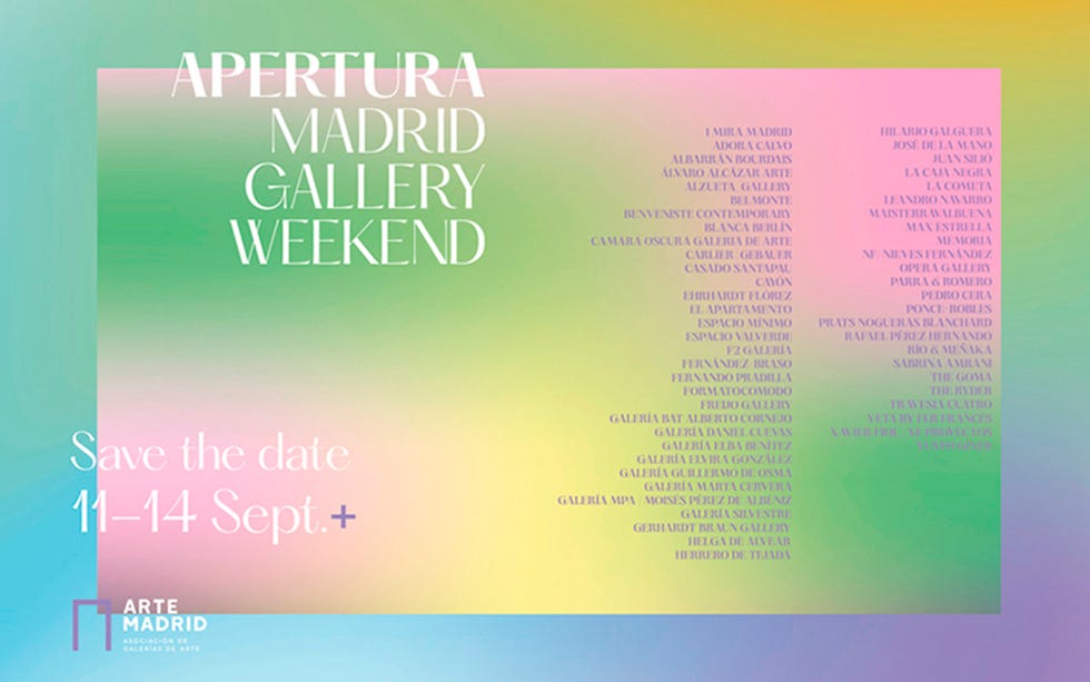 apertura madrid gallery weekend