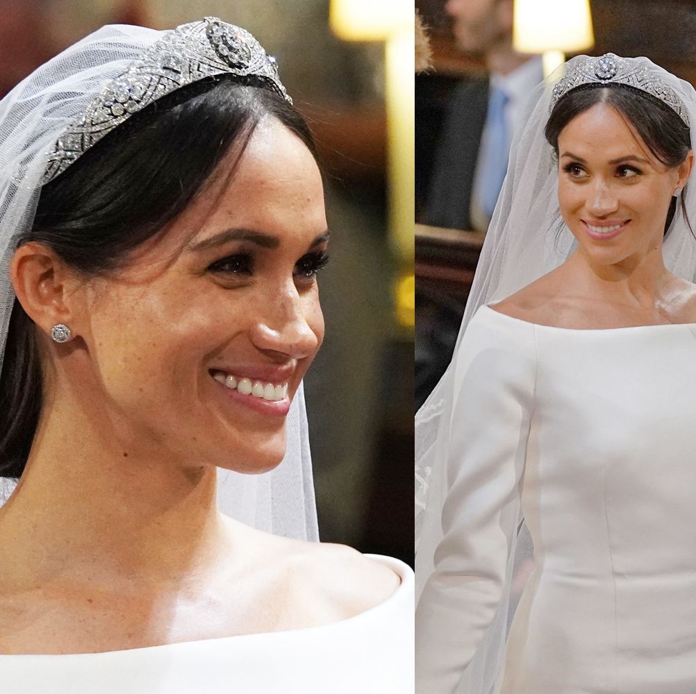 Meghan Markle e la tiara diamanti prestata dalla Regina