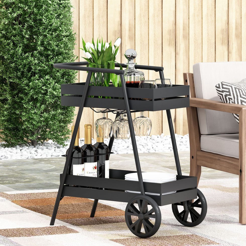 aphrochic vineyard bar cart