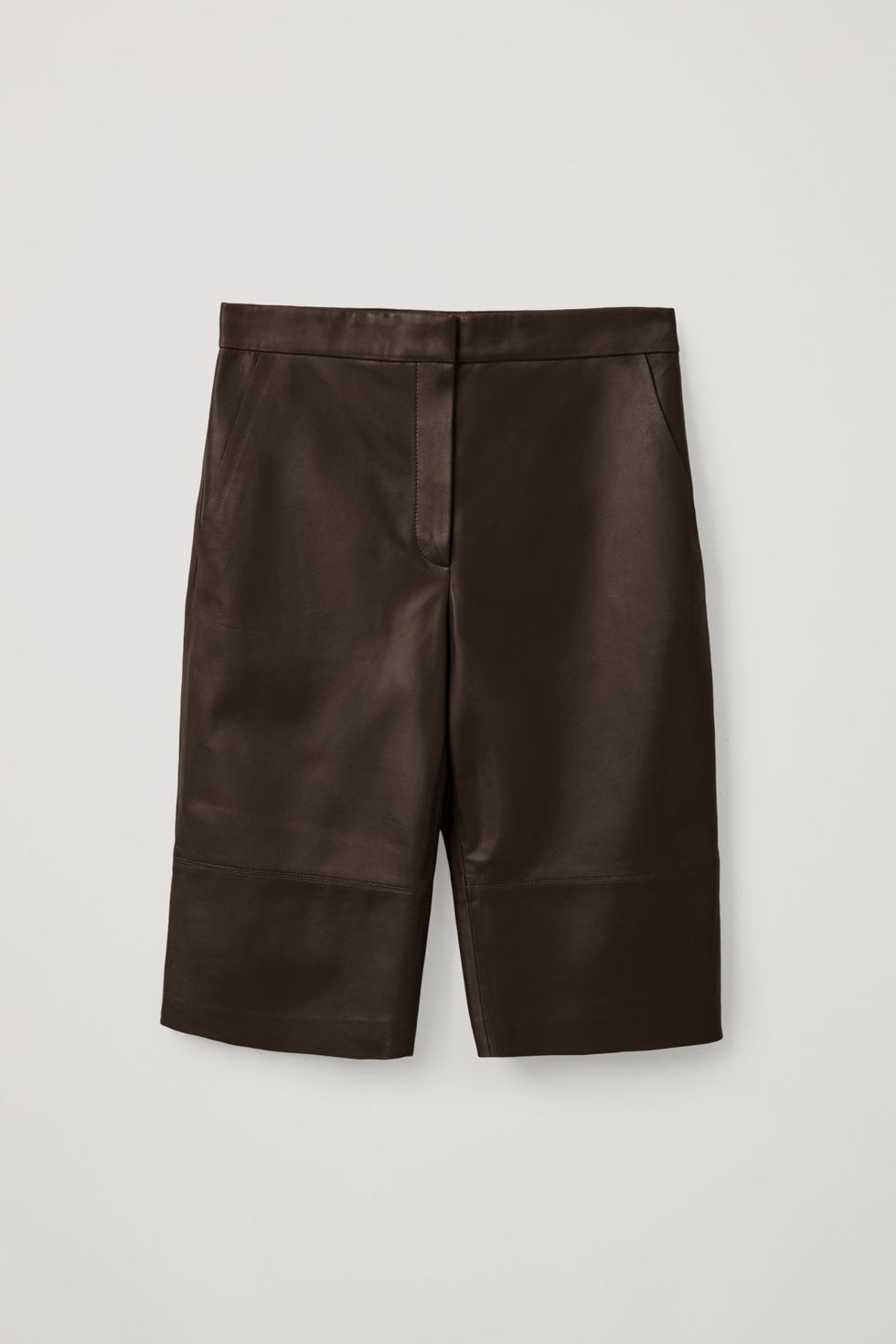 leather shorts - long leather shorts