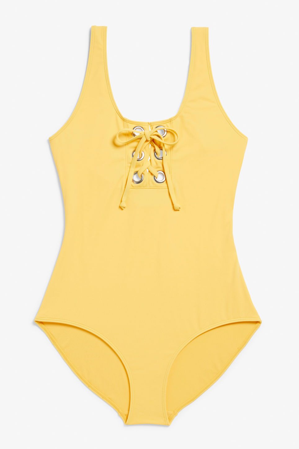 Clothing, Yellow, One-piece swimsuit, Monokini, Swimwear, Swimsuit bottom, Maillot, Undergarment, 