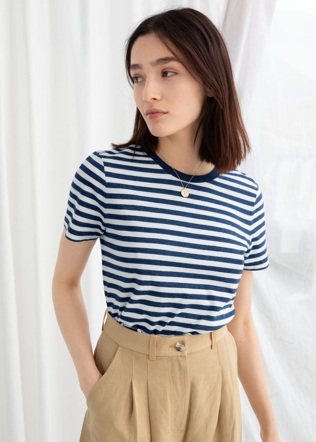 and other stories sale striped breton t shirt
