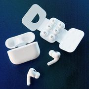 the new apple air pods 2nd generation case, ear buds, and extra parts