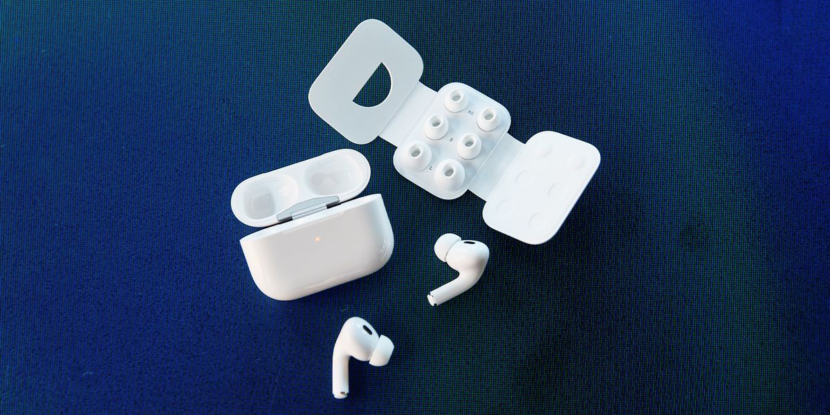 the new apple air pods 2nd generation case, ear buds, and extra parts